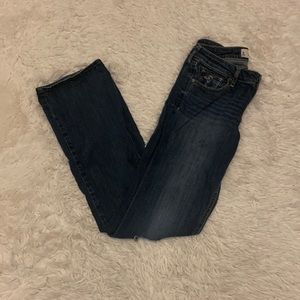 Hollister distressed jeans size 5 L waist 27 length 35